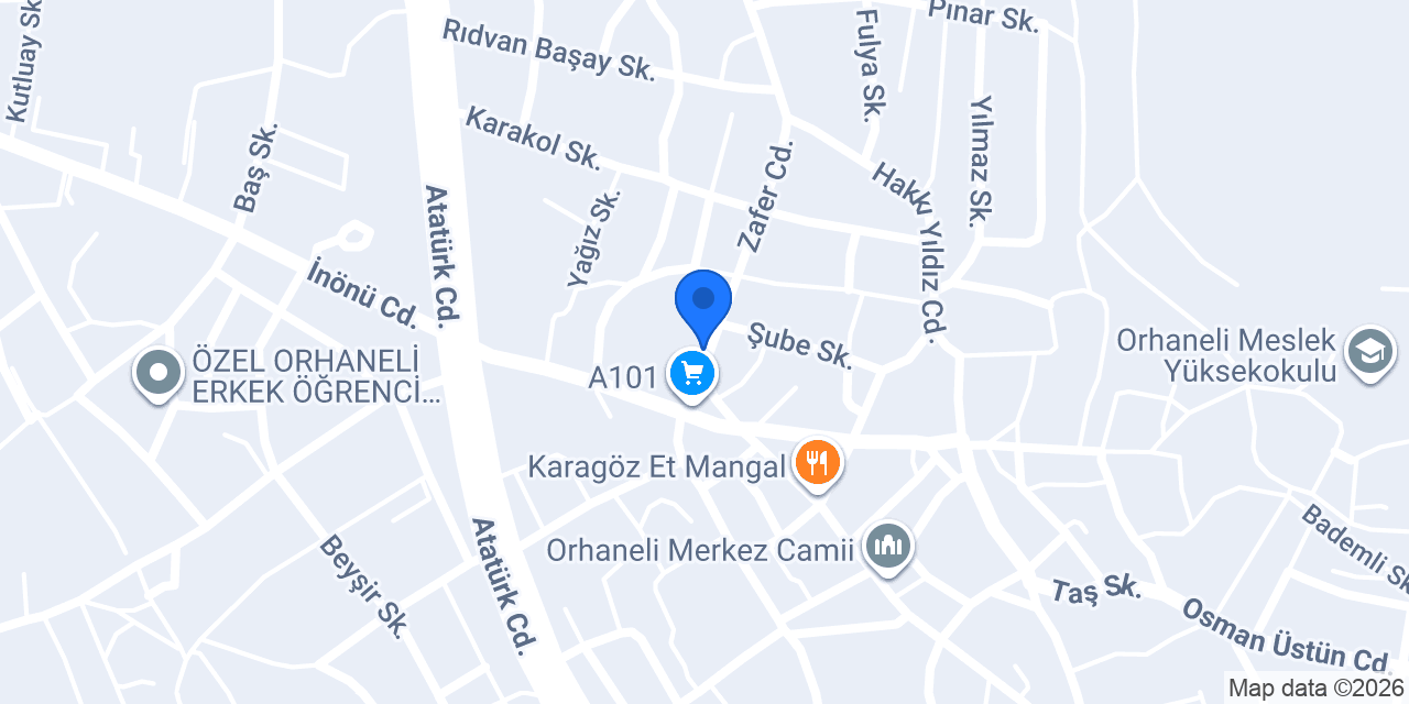 Eylül Dent Orhaneli konumu