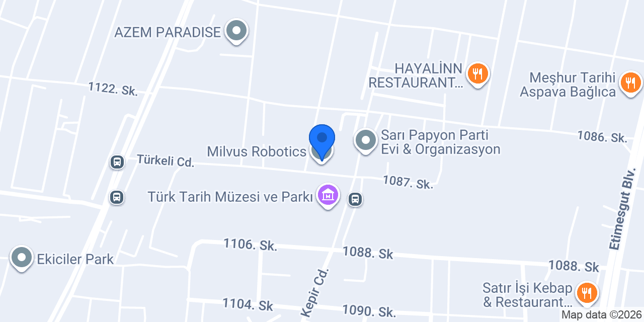 Milvus Robotics konumu