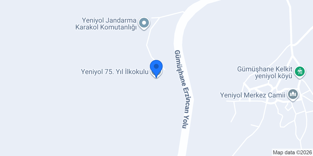 Yeniyol 75. Yıl İlkokulu konumu