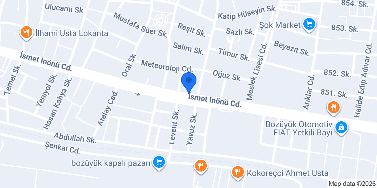 Eczane Çalıkuşu konumu