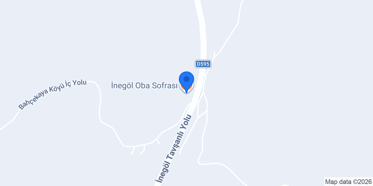 İnegöl Oba Sofrası konumu