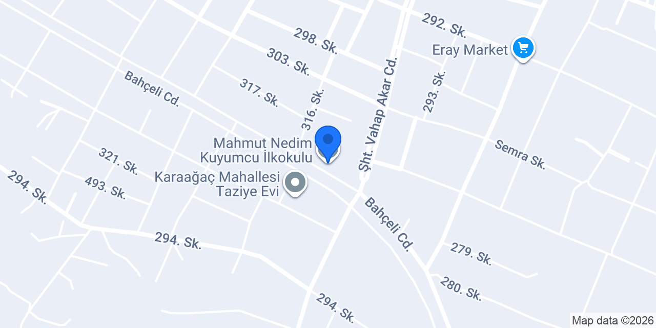 Mahmut Nedim Kuyumcu İlkokulu konumu