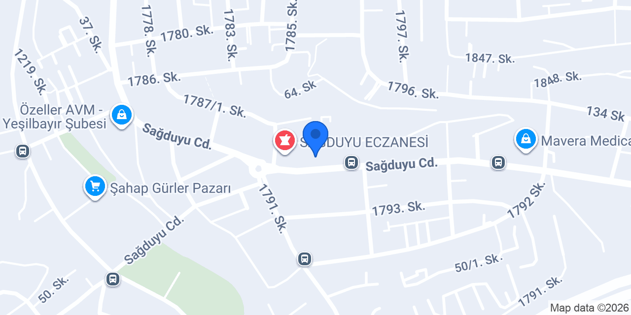 Beyza atman eczanesi konumu