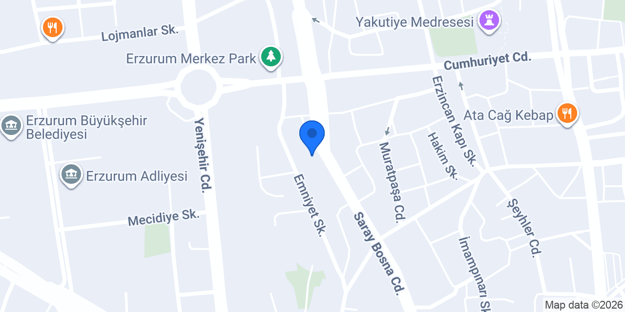 Erzurum Sigortacı konumu