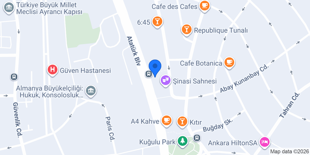 Anka Dil Kursları Almanca konumu