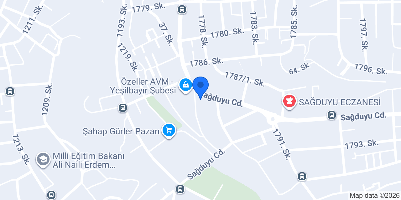 Yunus Market Yeşilbayır konumu