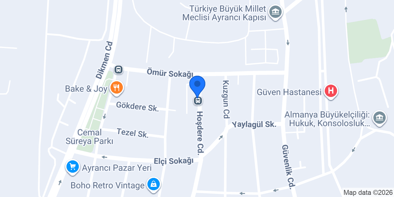 WAFFLE DURAĞI HOŞDERE-TUNALI konumu
