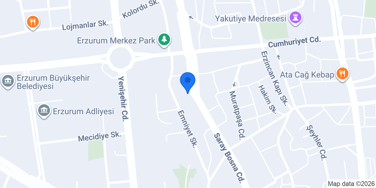 EKSEN OFSET MATBAA konumu