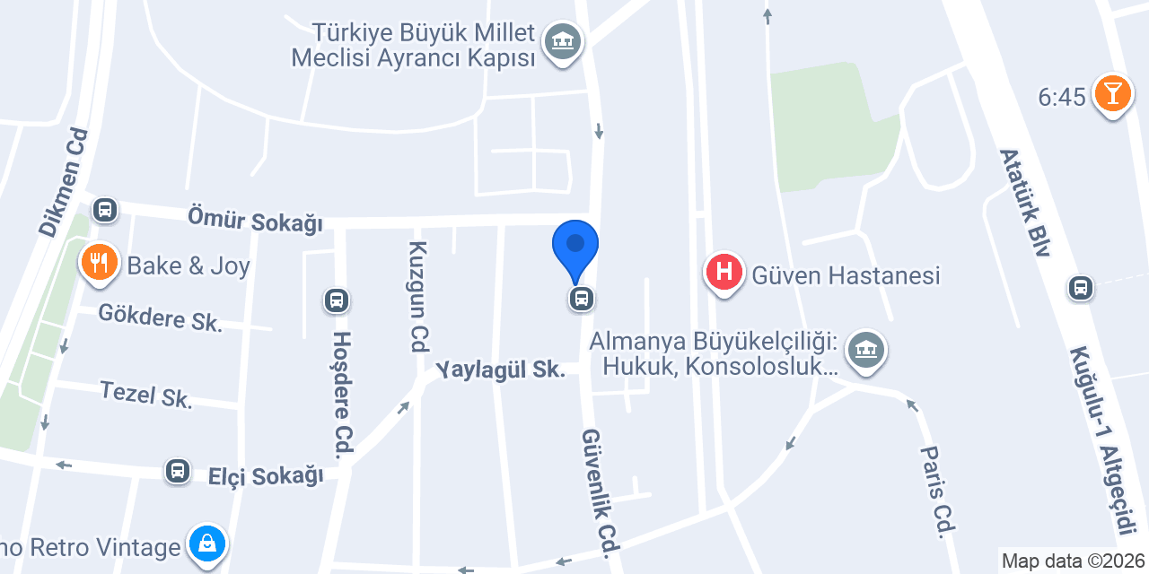 Çağdaş Market konumu