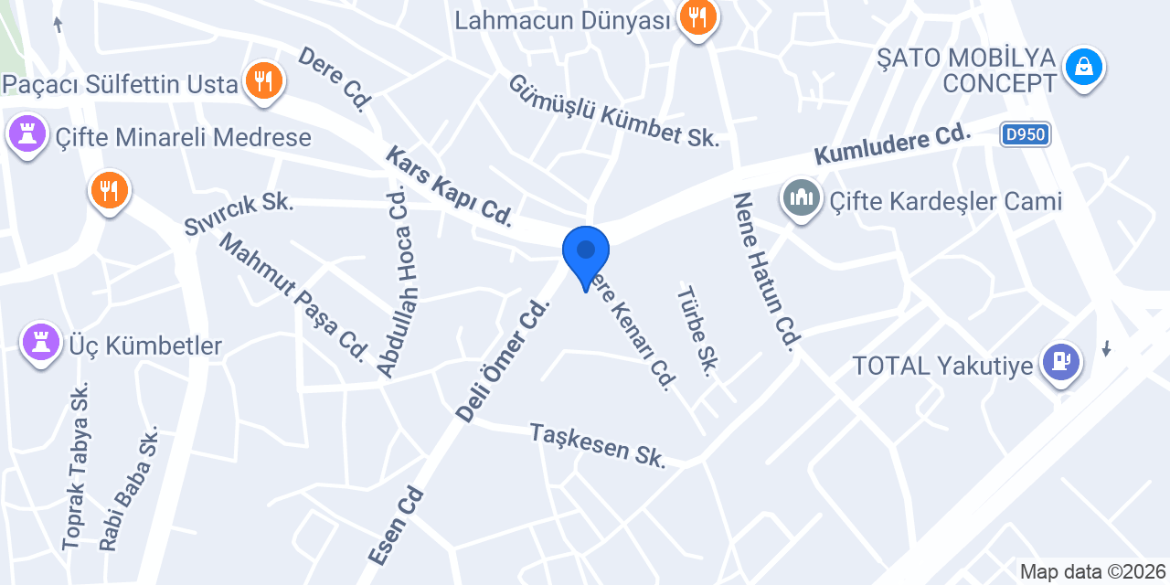 OSES ÇİĞ KÖFTE konumu