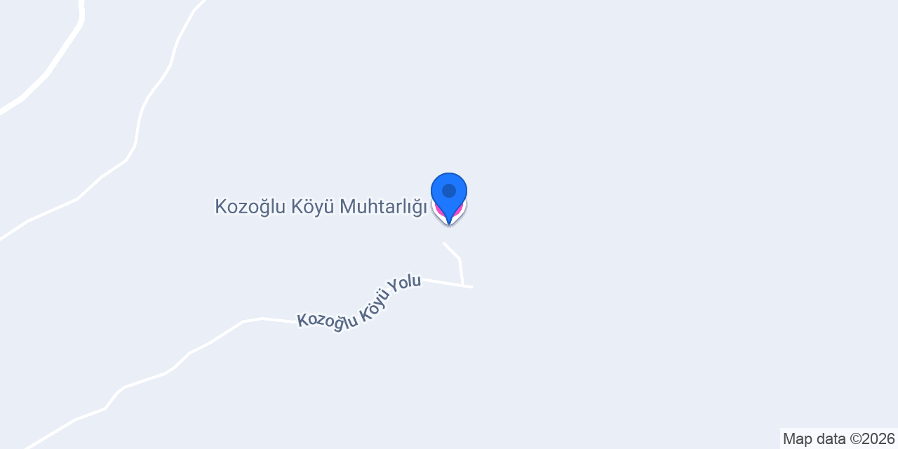Kozoğlu Köyü Muhtarlığı konumu