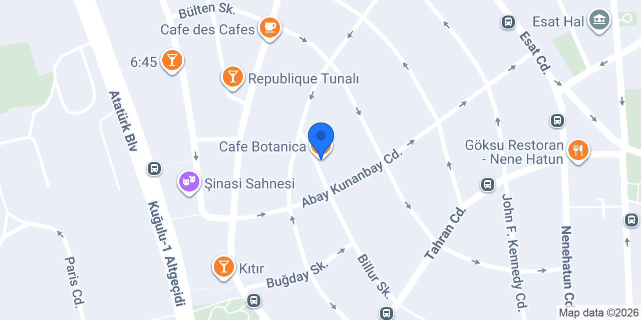 Cafe Botanica konumu