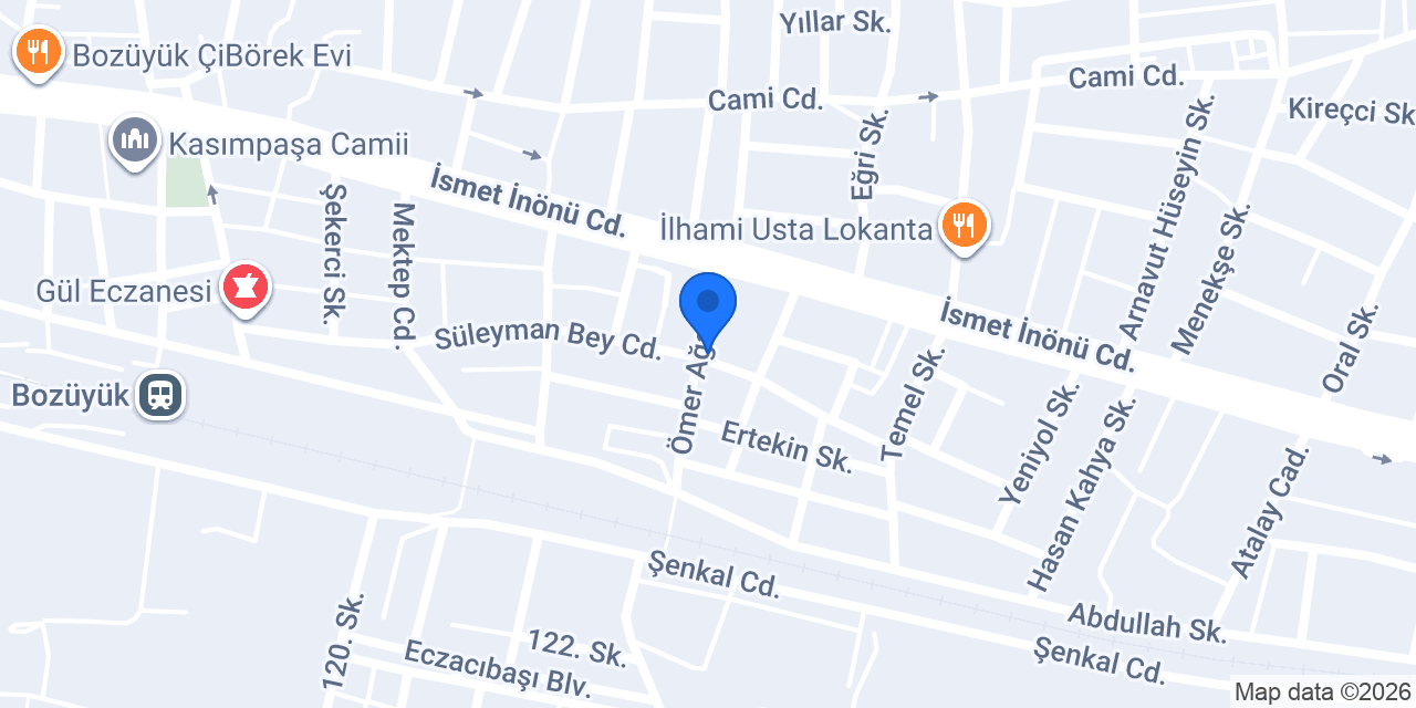 Koza Pide ve Kebap konumu