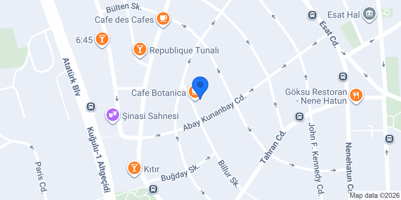 Yoga Academy Tunalı konumu