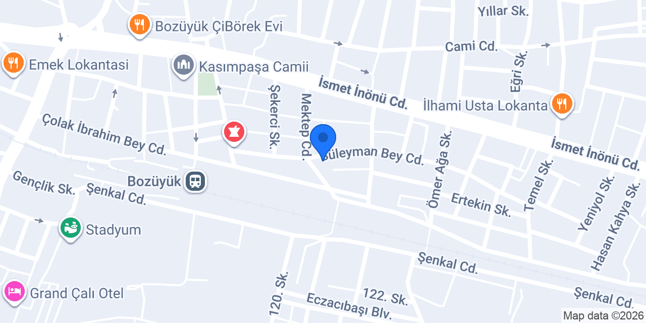Waffle Point Bozüyük konumu