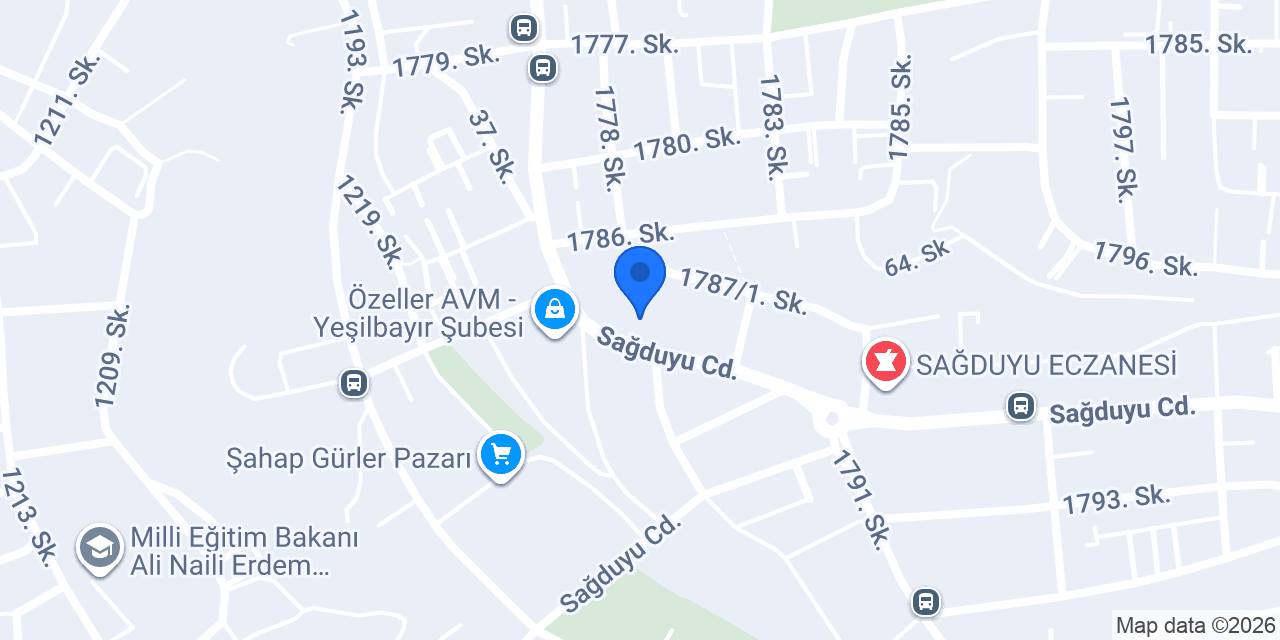 Özkartal Mobilya konumu