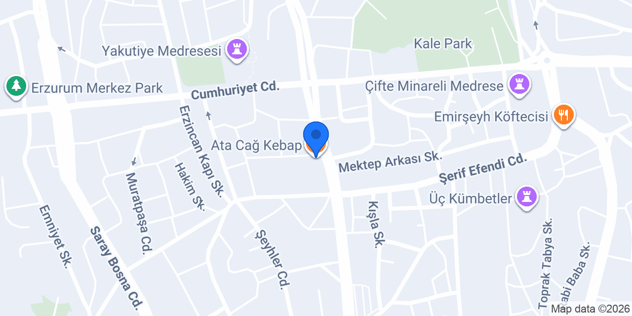 Ata Cağ Kebap konumu