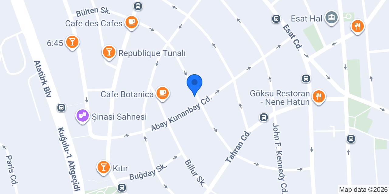 Özel Çankaya Hastanesi konumu