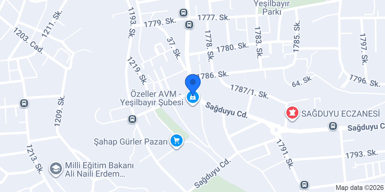 Özdoğanlar Iletisim konumu
