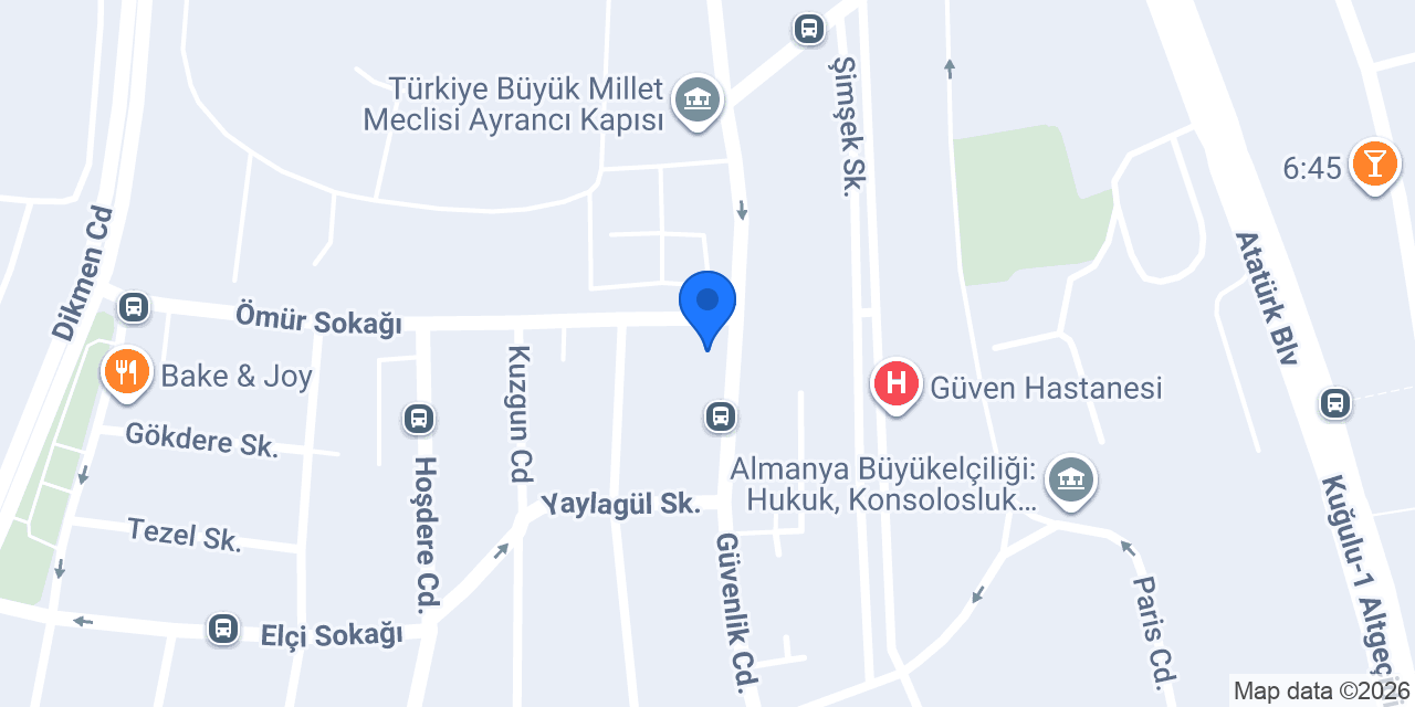 Elegant Çiçekcilik konumu