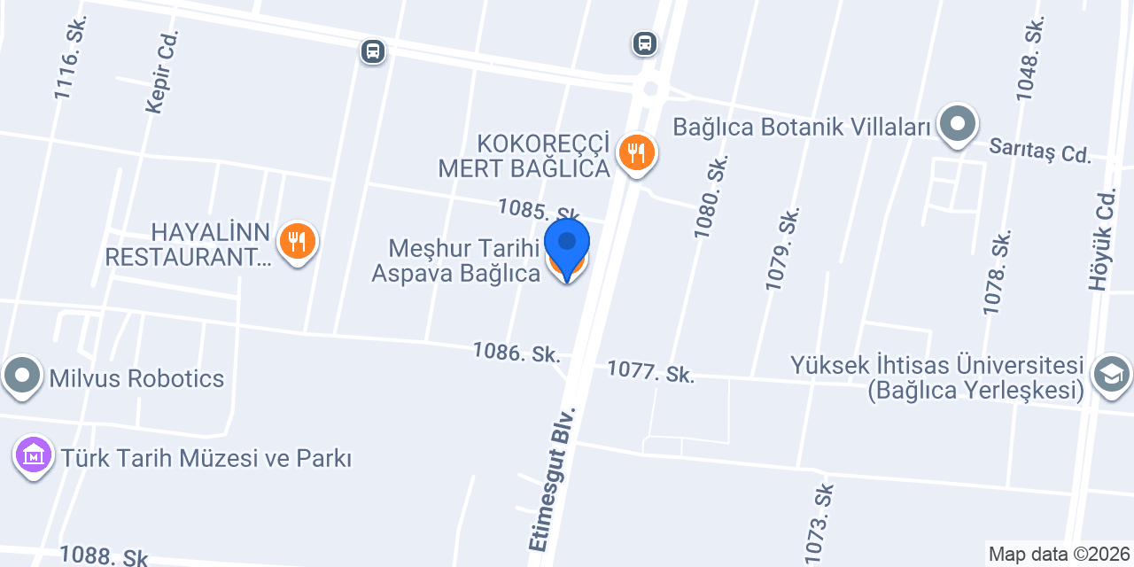 Meşhur Tarihi Aspava Bağlıca konumu