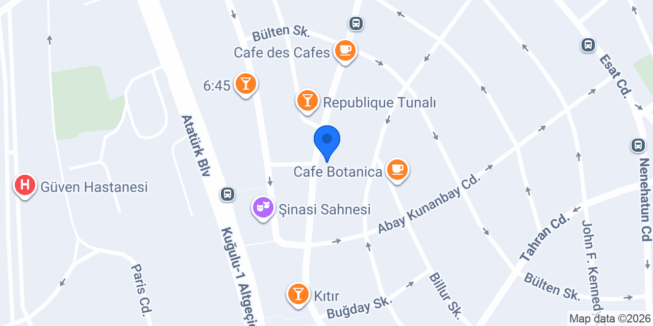 Kavaklıdere Anahtarcısı konumu