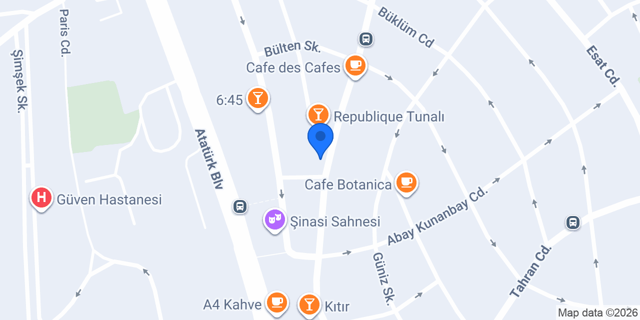 1923 Ankara Sahaf Kitapevi konumu