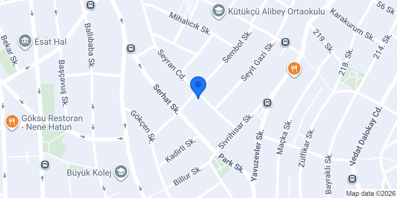 Ebruli Organizasyon konumu