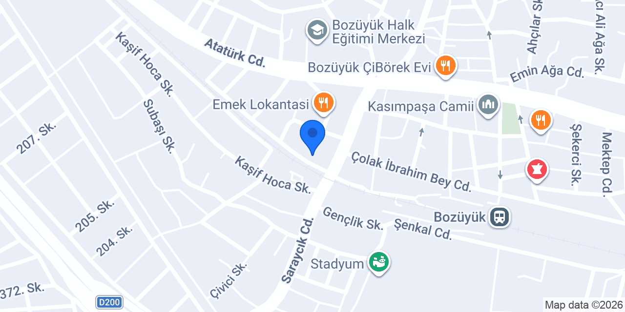 DHL eCommerce - Bozüyük Şubesi konumu