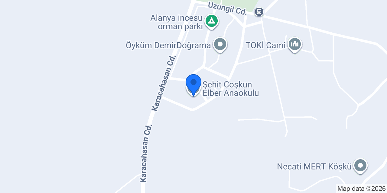 Şehit Coşkun Elber Anaokulu konumu