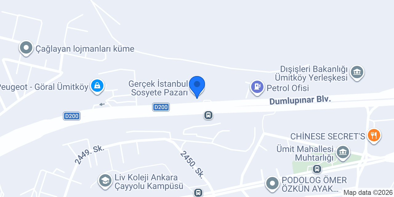Zentera Event & Lounge konumu