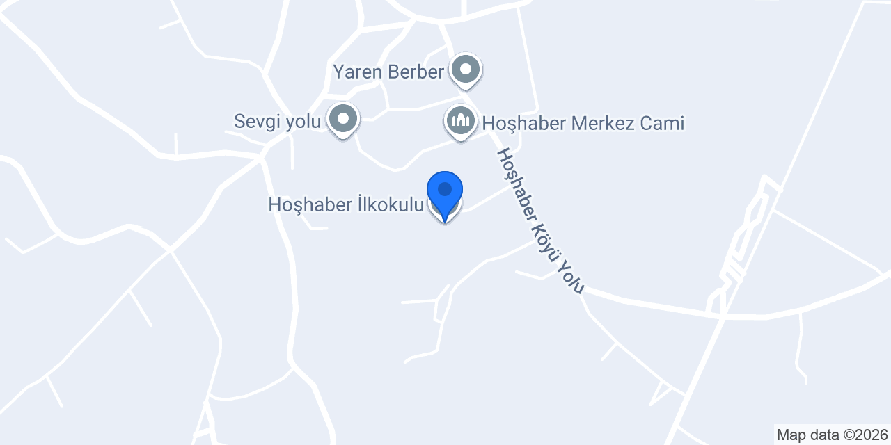 Hoşhaber İlkokulu konumu
