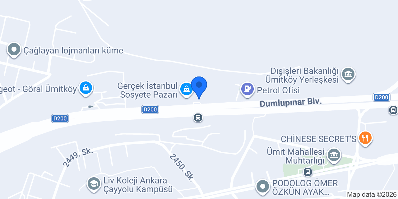 Hacıbaba Dekocity - Baklavacı Hacıbaba A.Ş. konumu
