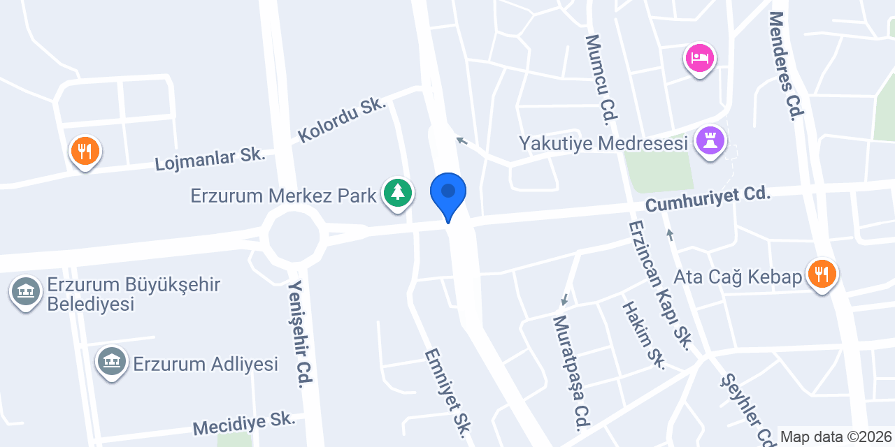 Avukat Turan Çınar konumu
