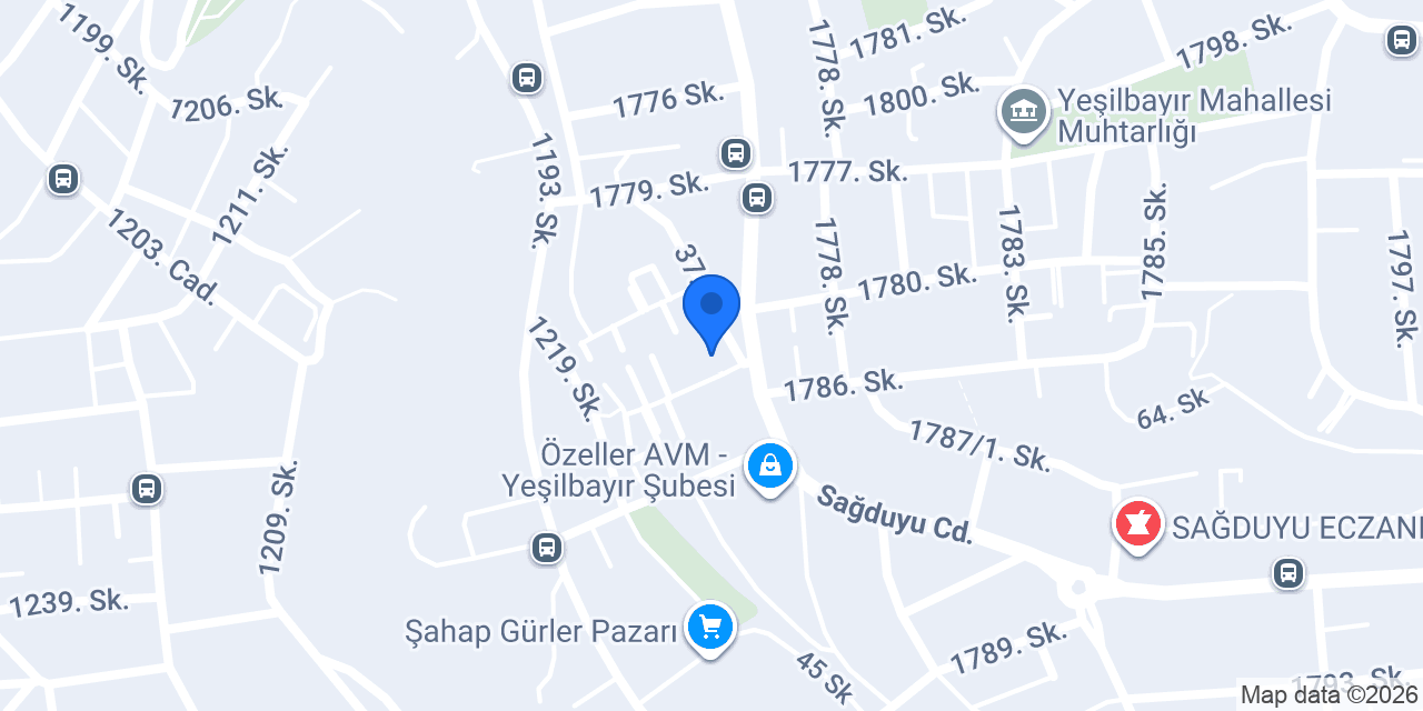Tülin Sevindik Kuaför Salonu konumu