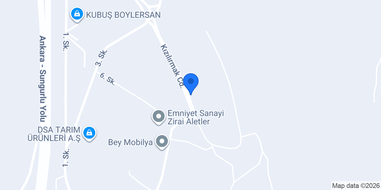 Ensa Giyim Tekstil konumu