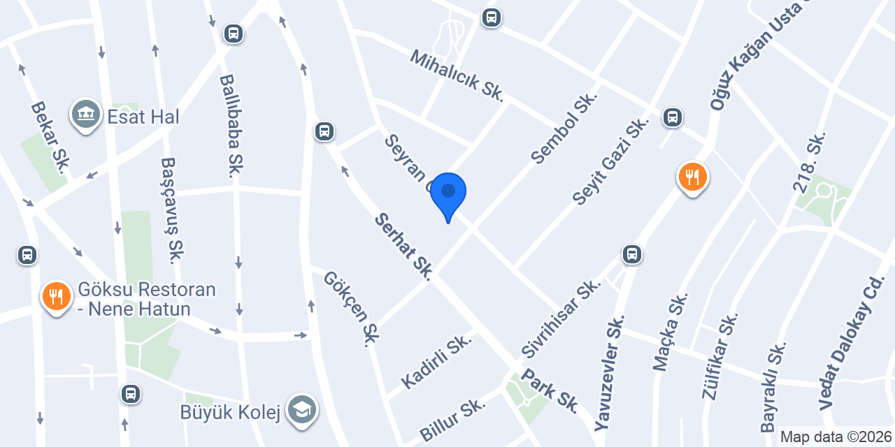 Neşem Süpermarket konumu