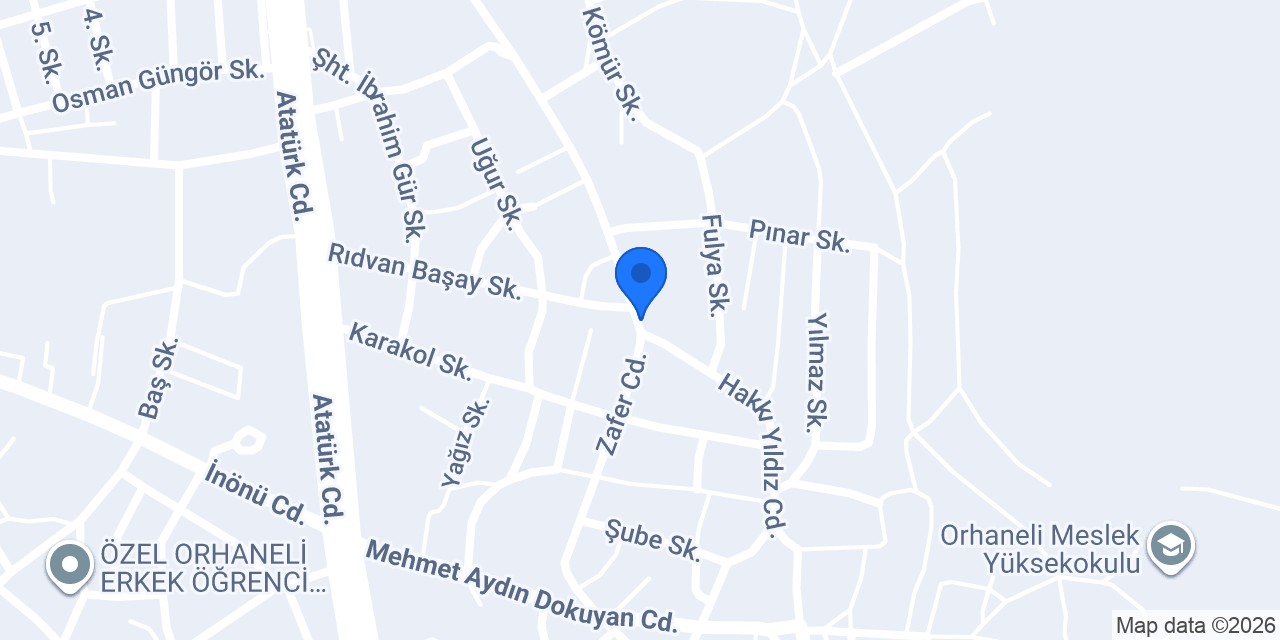 ORHANELİ HALK EĞİTİM MERKEZİ MÜDÜRLÜĞÜ konumu
