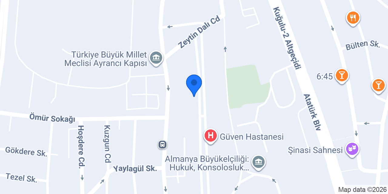 Mona Optik Ankara konumu