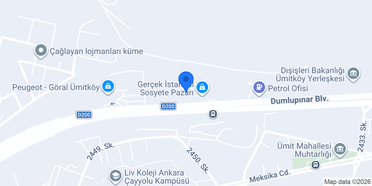 Levent Perde Tekstil konumu