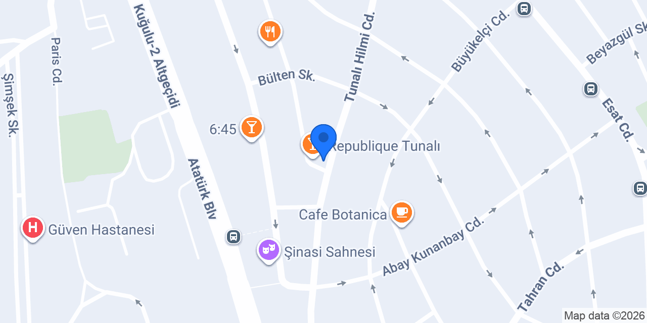 Kavaklıdere İşitme konumu