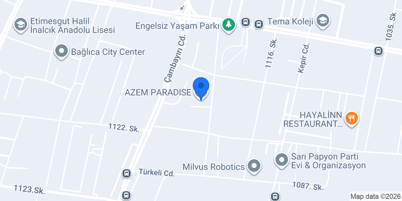 AZEM PARADISE konumu