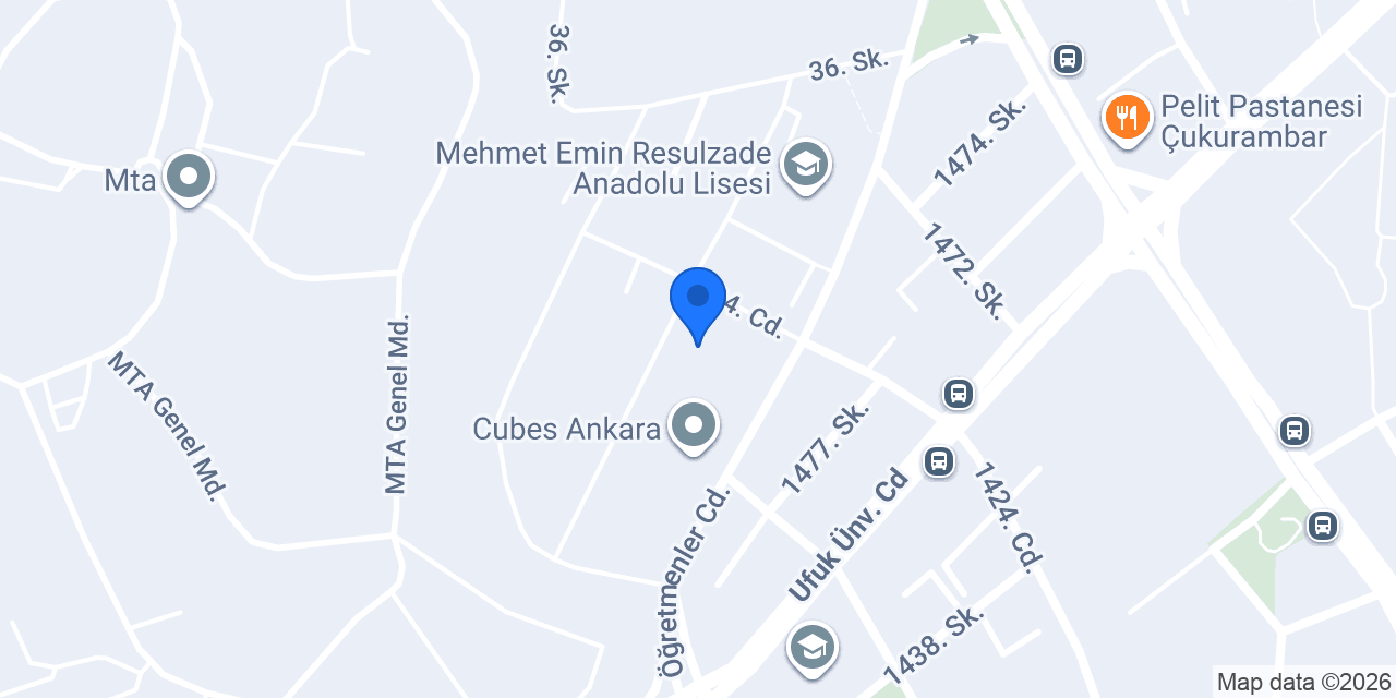 Pasaport Pizza Çukurambar Cubes konumu
