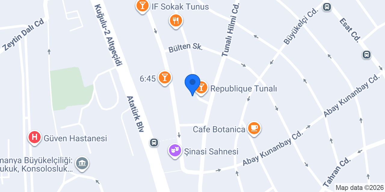 Bestekar Eczanesi konumu