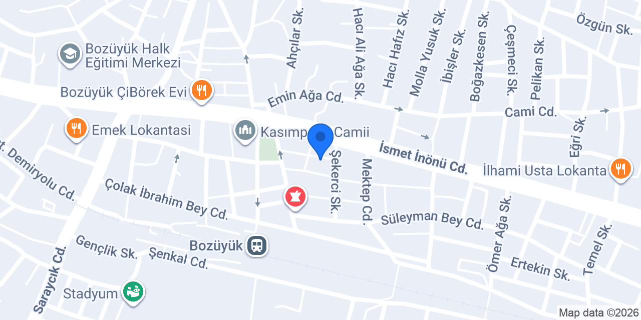 Moos Beslenme Kulübü konumu