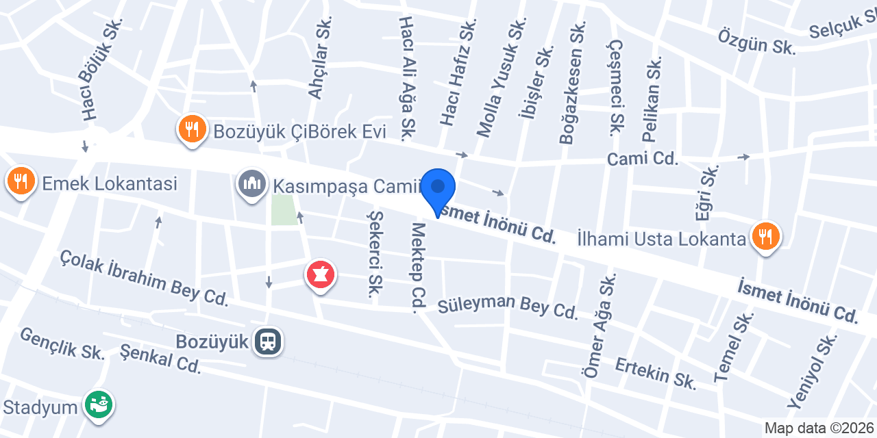 İstanbul Pastanesi konumu