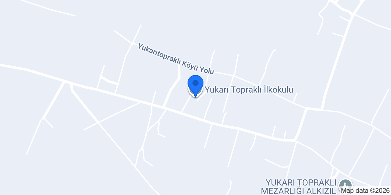 Yukarı Topraklı İlkokulu konumu