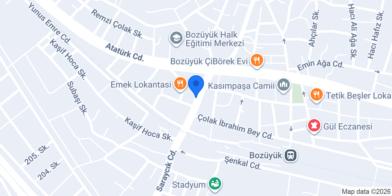 Otel Nadir konumu