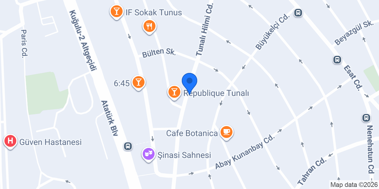 Çankaya Esenlik Kilisesi konumu