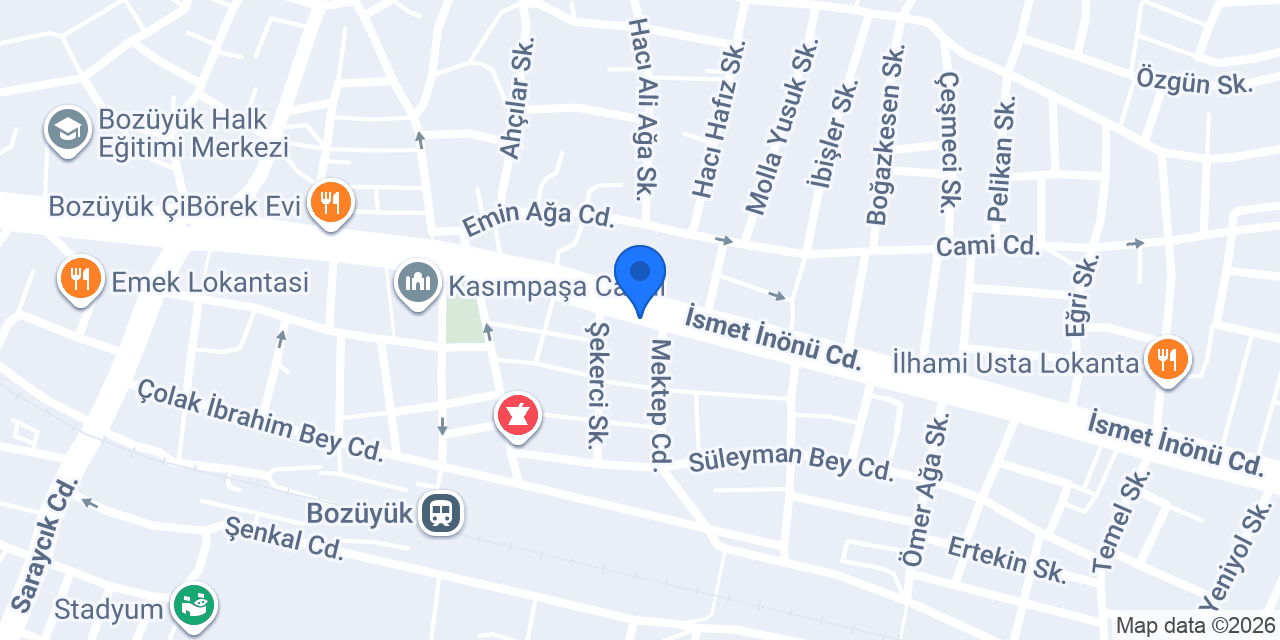 VakıfBank Bozüyük Şubesi konumu